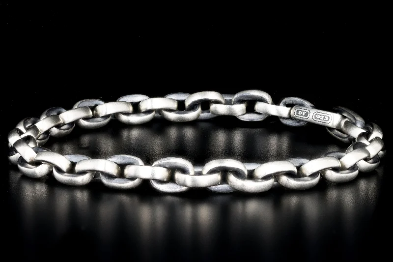 David Yurman Sterling Silver Men’s 7MM Streamline Link Bracelet