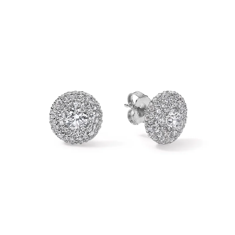 Diamond Donut Studs