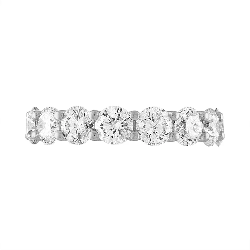 Round Diamond Eternity Band