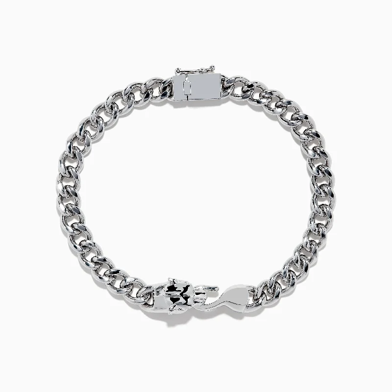 925 Sterling Silver Panther Bracelet