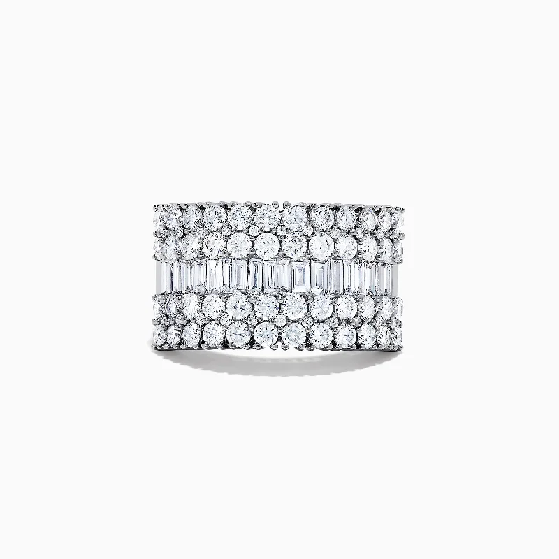 Classique 14K White Gold Diamond Statement Ring, 2.47 TCW