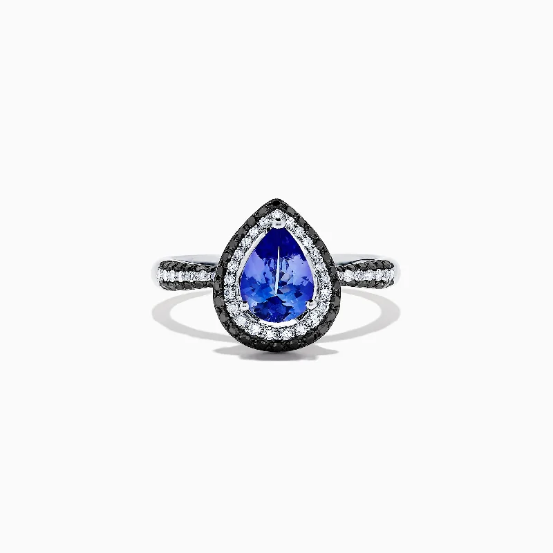 Nahla Siri 14K White Gold Tanzanite and Diamond Ring, 1.43 TCW