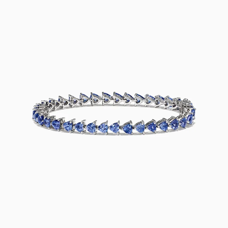 Nahla Siri Sterling Silver Tanzanite Bracelet, 7.45 TCW