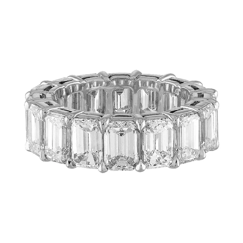 Emerald Diamond Eternity Band