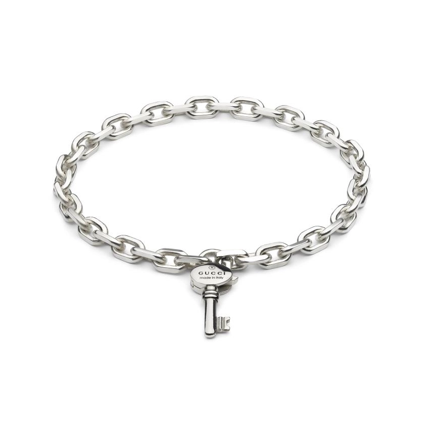 Gucci Sterling Silver Trademark Bracelet