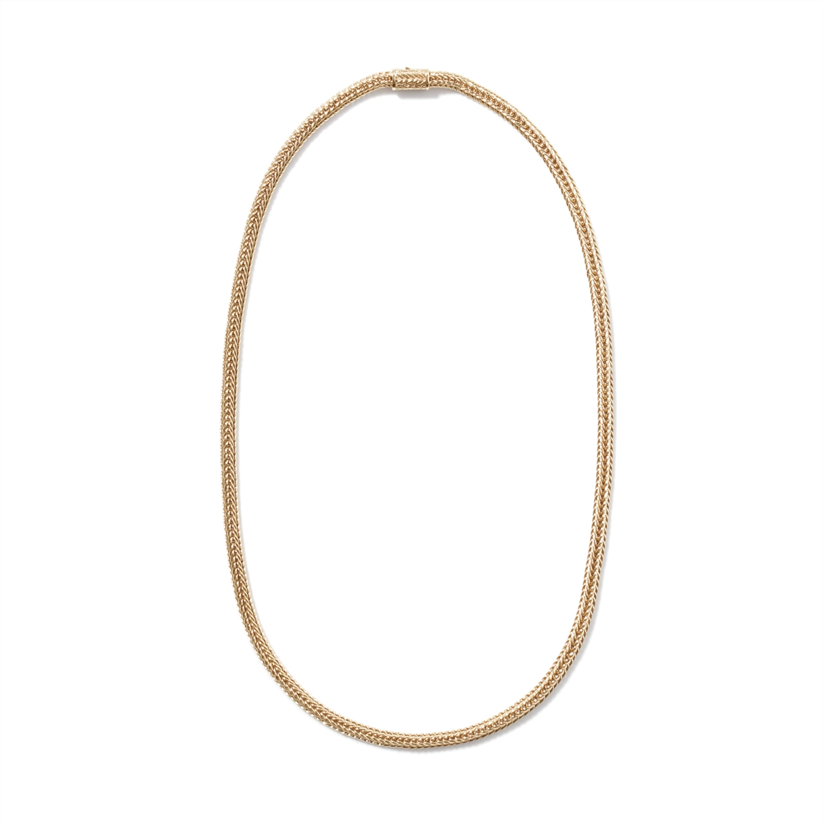 John Hardy Kami Classic Chain 14K Gold 4.5mm Chain Necklace