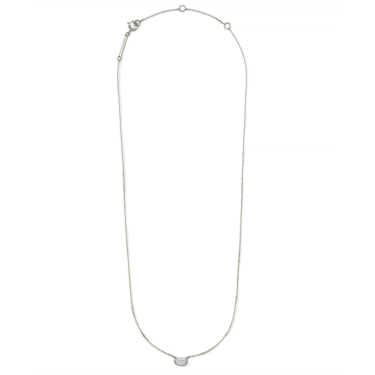 Kendra Scott 14K White Gold Marisa Necklace, 15-17 inch