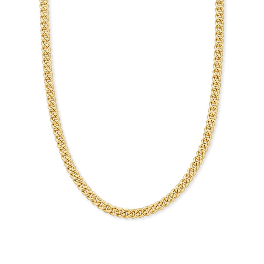 Kendra Scott Ace Chain Necklace, Gold Vermeil, 18-21 inch