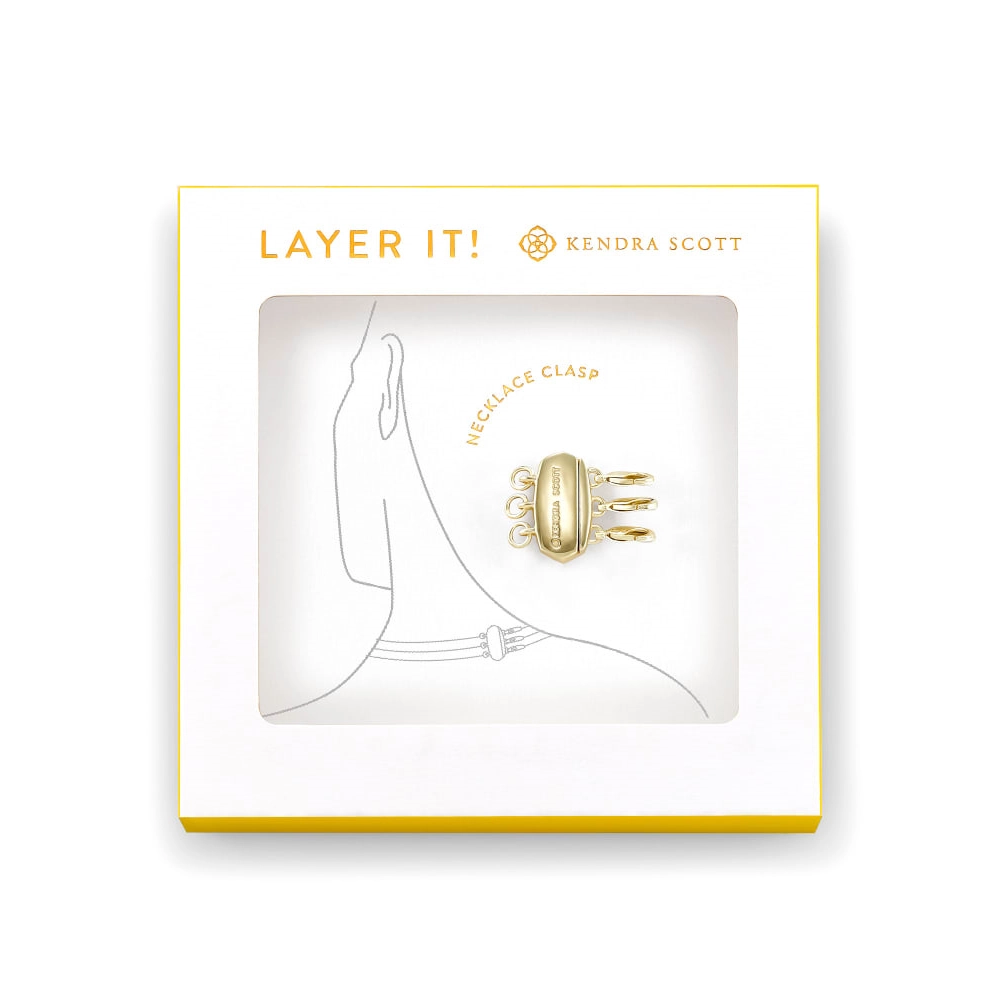 Kendra Scott Layer It Necklace Clasp, Gold Vermeil