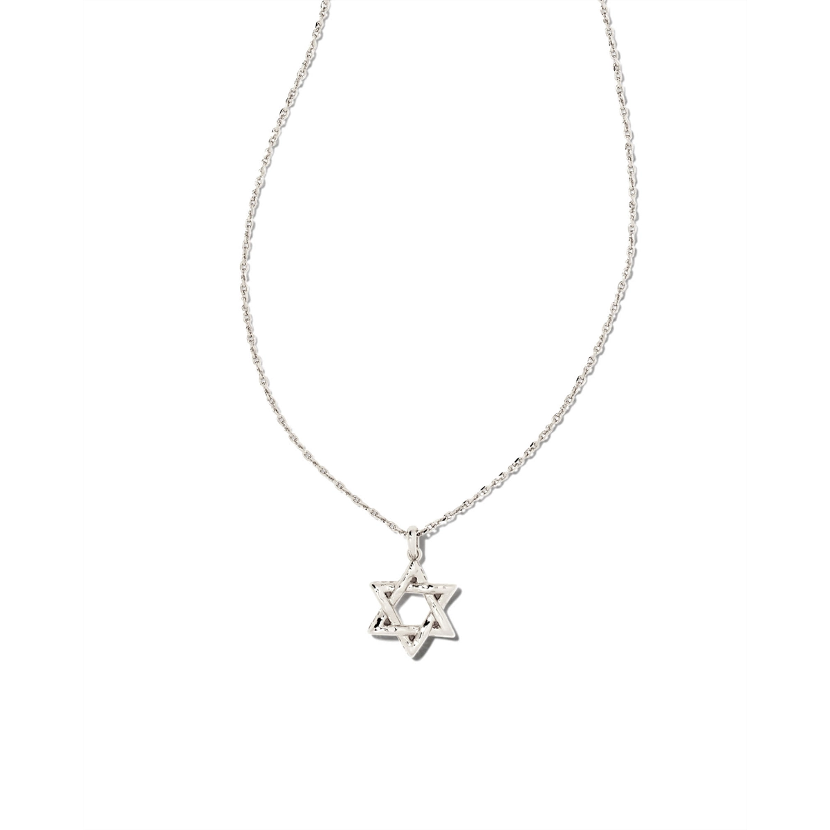 Kendra Scott Star of David Pendant Necklace in Silver