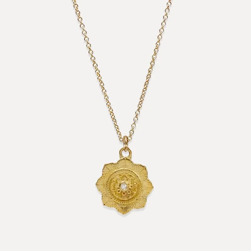 "Spiritual Alignment" Small Chakra Pendant Necklace