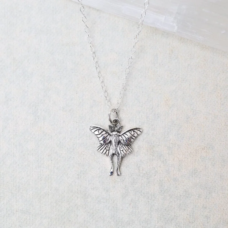 Luna Moth Pendant Necklace