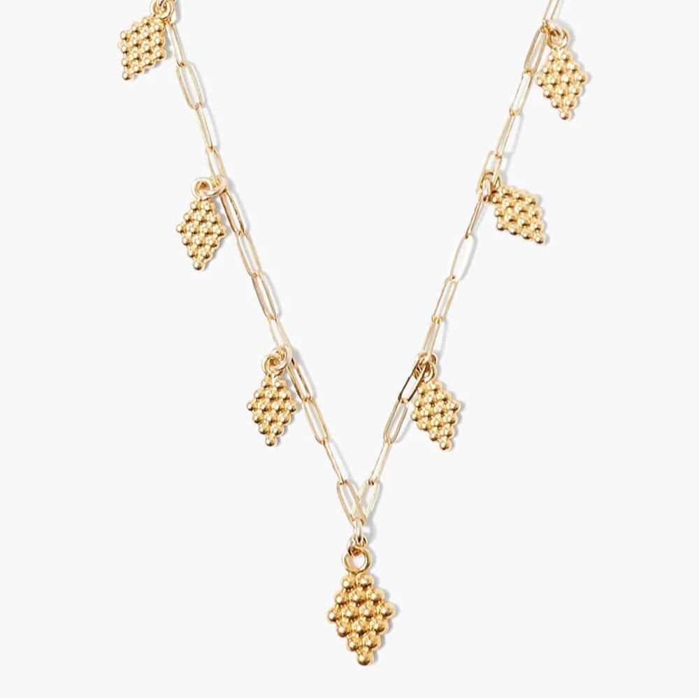 Bijou Charm Necklace in Yellow Gold