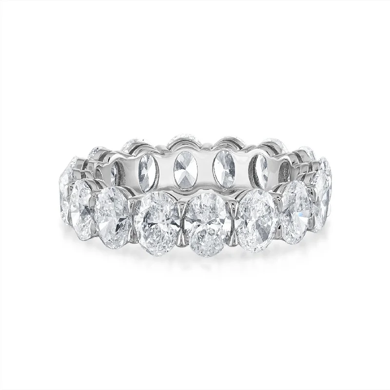 Oval Diamond Eternity Band