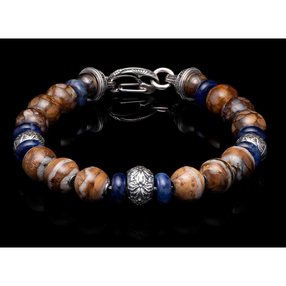 William Henry Silver Beads Bracelet