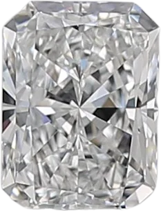 0.5 Carat D VS1 Radiant Natural Diamond