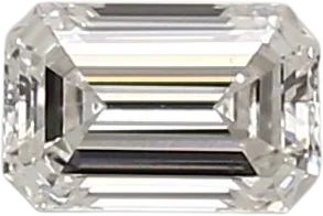 0.53 Carat E vs2 Emerald Lab Diamond