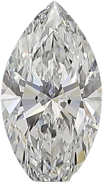 0.53 Carat E VVS2 Marquise Natural Diamond