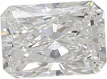 0.57 Carat E vs2 Radiant Lab Diamond