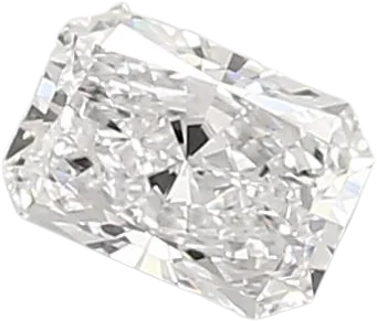 0.59 Carat D vvs2 Radiant Lab Diamond