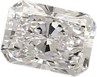 0.59 Carat D vvs2 Radiant Lab Diamond