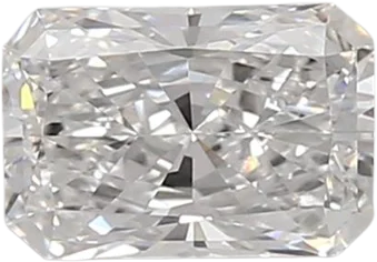 0.59 Carat D vvs2 Radiant Lab Diamond