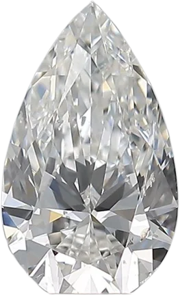 0.7 Carat G SI1 Pear Natural Diamond