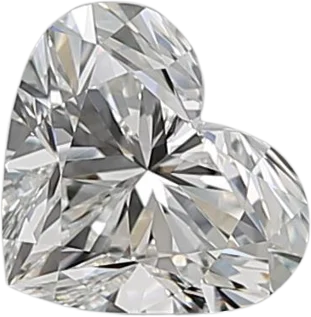 0.71 Carat H VVS1 Heart Natural Diamond