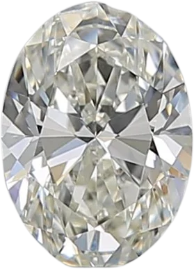 0.71 Carat J IF Oval Natural Diamond