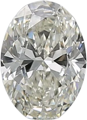 0.72 Carat J IF Oval Natural Diamond