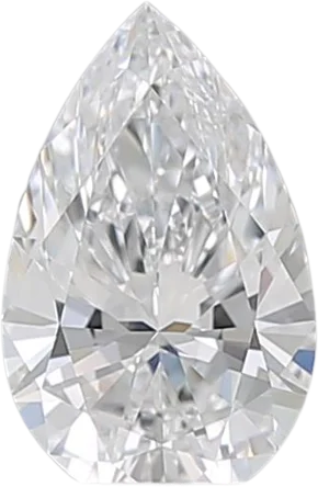 0.78 Carat D IF Pear Lab Diamond