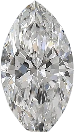 0.9 Carat D SI2 Marquise Natural Diamond