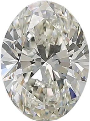 0.9 Carat J IF Oval Natural Diamond