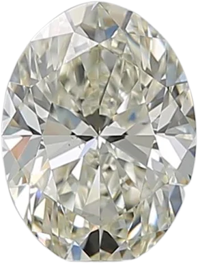 0.9 Carat K VS1 Oval Natural Diamond