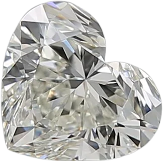 0.91 Carat J VVS2 Heart Natural Diamond