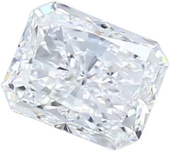 0.92 Carat D SI1 Radiant Natural Diamond