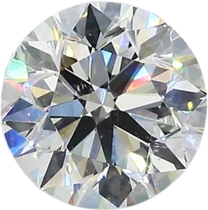 1 Carat H SI1 Round Natural Diamond