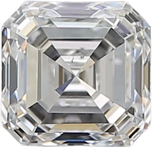 1.01 Carat E SI1 Asscher Natural Diamond