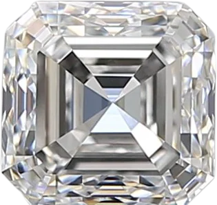 1.01 Carat E VVS1 Asscher Natural Diamond