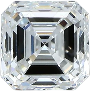 1.01 Carat F VVS2 Asscher Natural Diamond