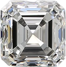 1.01 Carat G VVS2 Asscher Natural Diamond