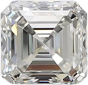 1.01 Carat H VS1 Asscher Natural Diamond