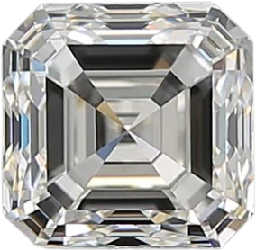 1.01 Carat H VVS2 Asscher Natural Diamond