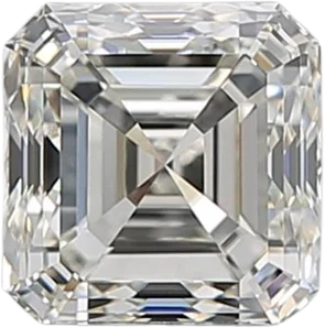 1.01 Carat I VVS2 Asscher Natural Diamond