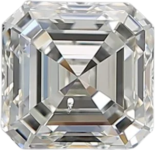 1.01 Carat J SI2 Asscher Natural Diamond