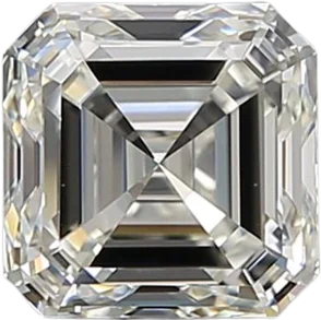 1.01 Carat J VVS2 Asscher Natural Diamond