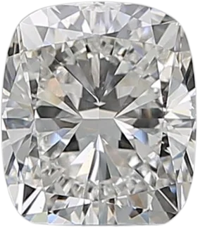 1.01 Carat F VS2 Elongated Cushion Natural Diamond