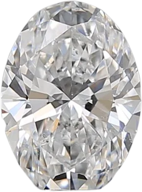 1.01 Carat D SI1 Oval Natural Diamond