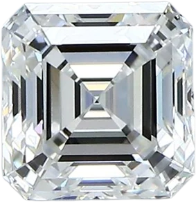 1.02 Carat F VVS1 Asscher Natural Diamond