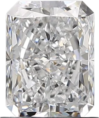 1.02 Carat D IF Radiant Natural Diamond